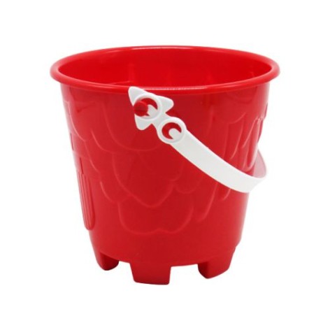 Відерце дитяче для пісочниці №9, червоне