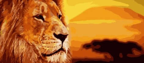 Набор для росписи по номерам Саванна Strateg размером 50х25 см (WW019)