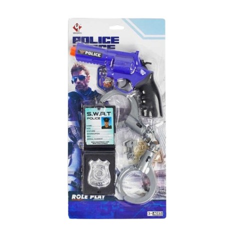 Игровой полицейский набор A-Toys с пистолетом, наручниками и аксессуарами (P030B)
