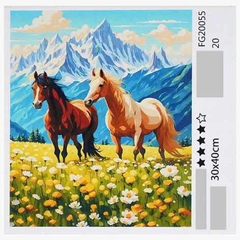 Картина за номерами 4FUN Game Club, 30х40 см, кор. 