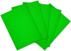 Набір Фетру кольорового А4, F-180-016, 210х297мм, 8 листків зелений