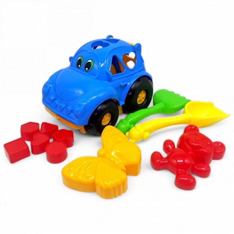 Сортер- машинка Автошка №2 (блакитна)