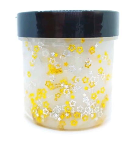 КРИШТАЛЕВИЙ СЛАЙМ ЗІРКИ ПЕРЛАМУТРОВИЙ БІЛИЙ ( 125 гр), Чудисам/