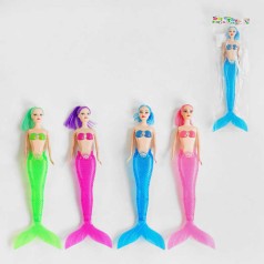 Лялька 4 види, світло, у п/е 