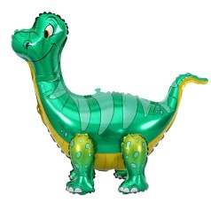 Большие гелиевые шары «Динозавр», надувные фольгированные воздушные фигуры для праздника 71*62 см //
