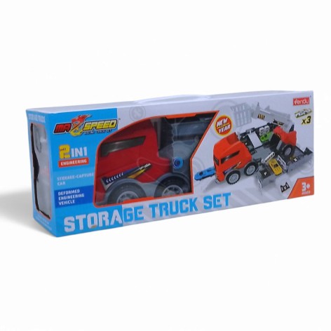 Машинка-паркінг "Пожежний автомобіль", 3 машинки