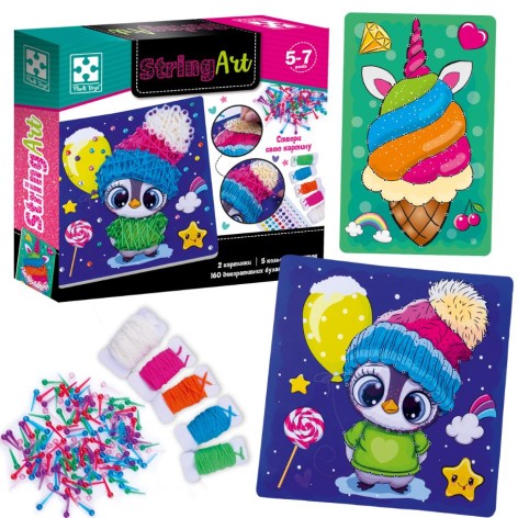 Набор для творчества Vladi Toys стринг арт. Лакомка. VT4501-21 (укр)