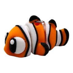 3D Брелоки "CUTE FLEXI TROPICAL FISH / ТРОПИЧНАЯ РЫБА", Keychain, 3D печать