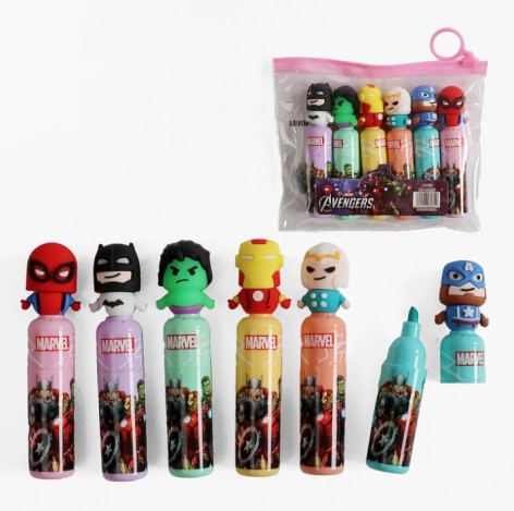 Фломастери 6 фломастерів в упаковці 