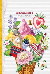 Зошит-словник, 55г, Скоба. 160х235 мм, 40 аркушів. диз.19188