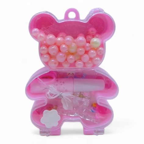 Набір для створення прикрас Ведмежа рожевий