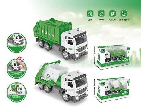 Спецтехника 2 вида, свет, металлическая, звук, в кор. 