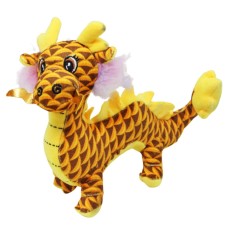 Мягкая игрушка Китайский дракон желтый 27 см