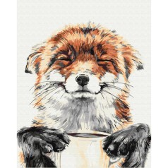 Картина по номерам Brushme Довольная лисичка 40х50 см (BS32220)