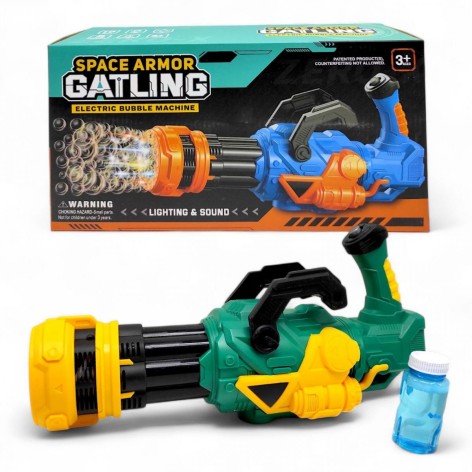 Бульбашкомет-генератор MIC "SPACE ARMOR GATLING" зелений