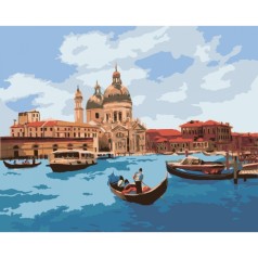 Картина по номерам Міський пейзаж "Полудень в Венеції" 40*50см