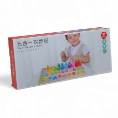 Доска логическая, деревянная (сортер, рыбалка)