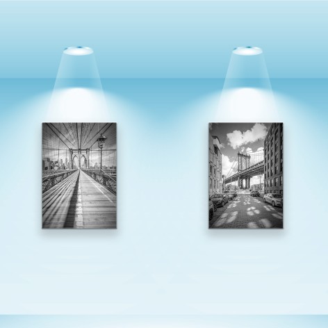 Набір постерів Riviera Blanca "Металеве мереживо" 28x40 см горизонтальні (PS-024)