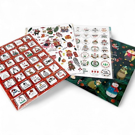 Издание для досуга "Зимние наклейки" А5, 2 л.