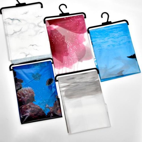 Штора в ванную 180*180см R92253 