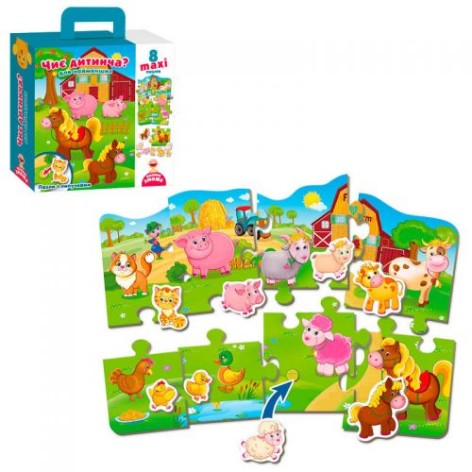 Пазли з липучками 