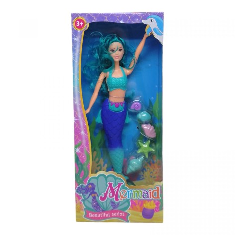 Кукла Русалка бирюзовая