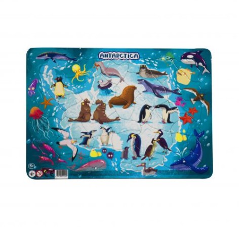 Пазл з рамкою "Антарктика", 53 елементи