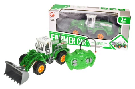 Радіокерований трактор, на батарейках, кор. 31*10,5*14см 