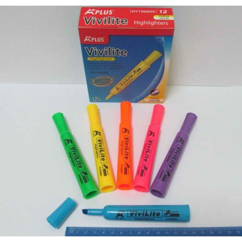 Текстовыделитель Beifa скошенный наконечник розовый 12 шт.в уп.