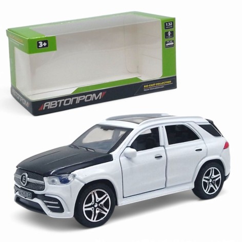 Машинка металева, двері, інерція Mercedes Автопром (білий)