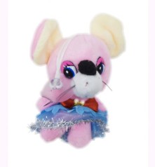 Мишка у спідничці (рожевий)