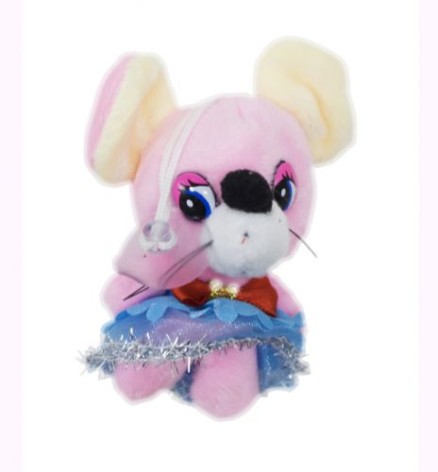 Мишка у спідничці (рожевий)