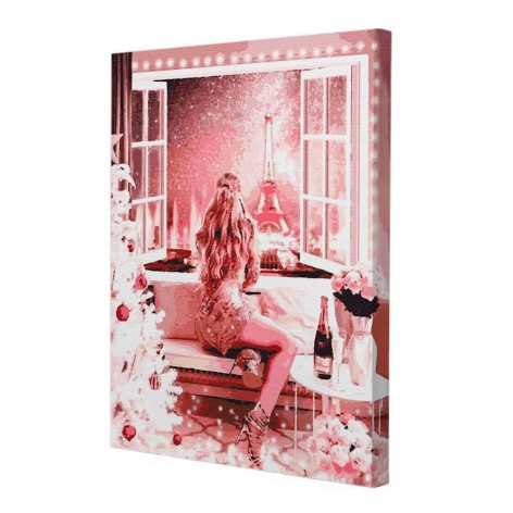 Картина по номерам Riviera Blanca Новый год в Париже 40x50 см (RB-0080)