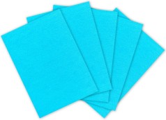 Набір Фетру кольорового А4, F-180-019, 210х297мм, 8 листків блакитний