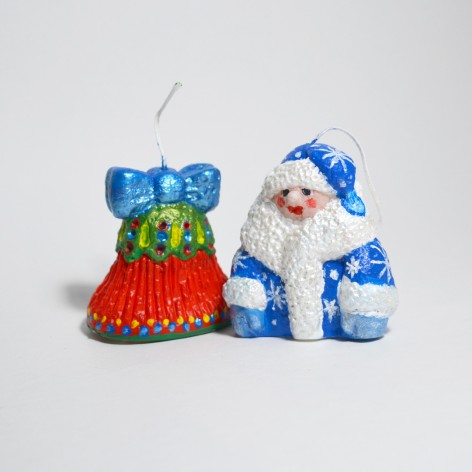 Набір для розпису свічок Riviera Blanca "Щедрик та Дзіночок" 6 кольорів (СК-04)