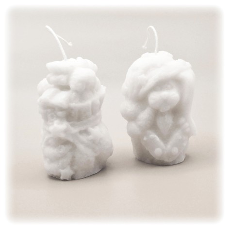 Набір для розпису свічок Riviera Blanca "Зайчик з Подарунками" 6 кольорів (СК-08)