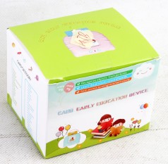 УЦЕНКА 40% Кишенькова абетка Монтессорі "Котик" 255 карточок в кор.11,5*9,5*9см 