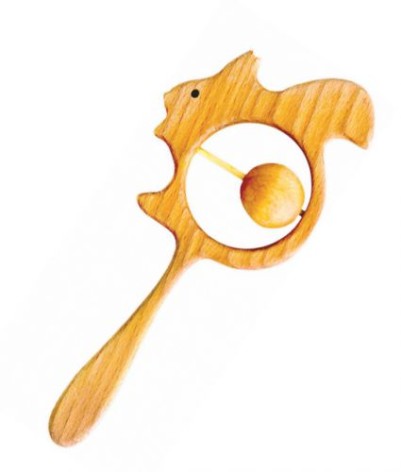 Деревянный прорезыватель для зубов 