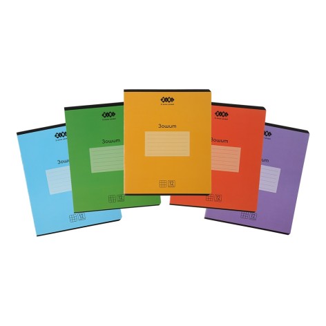 Набор тетрадей ученических школьных MONOCHROME в клетку, 12 листов, 25 штук, KIDS LINE ZB25.1750K