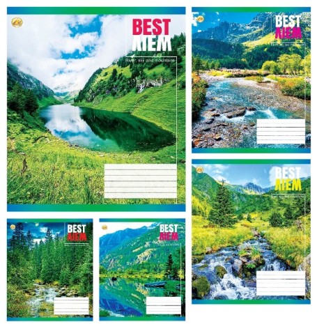 Тетрадь 24 арк.клетка Твердая ТА51305 Природа, 20/320 цена за 20 шт.