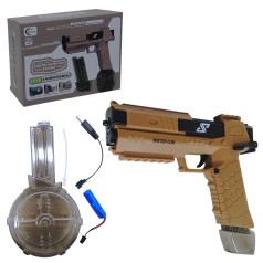 Водний пістолет, автоматичний принцип, 2 резервуари, акумулятор (пісочний)