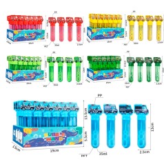 Мильні бульбашки 13см, кришка-машина, 5видів дисплеїв, (4види) 24шт в кор. 19,5-13,5-13см /9