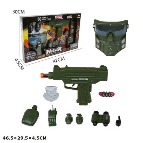 Військовий набір SP9054-4 батар.муз.світ.кор.47*4,5*30 