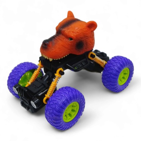 Машинка інерційна "Хижаки: ведмідь" (бурий)