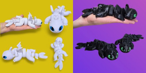 3D іграшка Дракон Фурія 22см рухлива