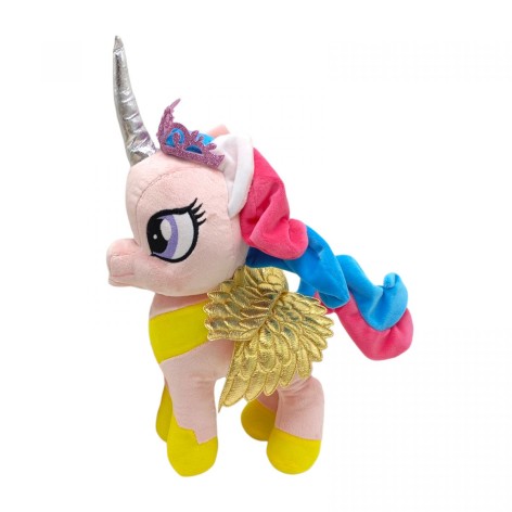 Мягкая игрушка Копица "Пони Аликорн" розовая 33 см