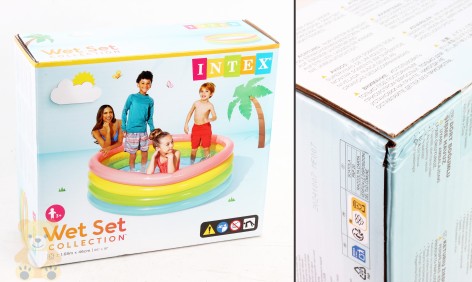 УЦЕНКА 10% Бассейн 168-46см, пылающий закат солнца, 4 кольца, 780 л, сливная пробка, ремкомплект, в кор-це, 