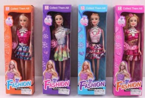 Лялька 4 види, в кор. 