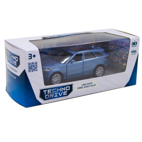 Машинка автомодель - LAND ROVER RANGE ROVER VELAR (синий)
