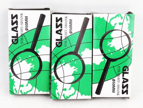 УЦЕНКА 30% Лупа d-50мм, пластик.линза, пластик.оправа 10 шт в уп//